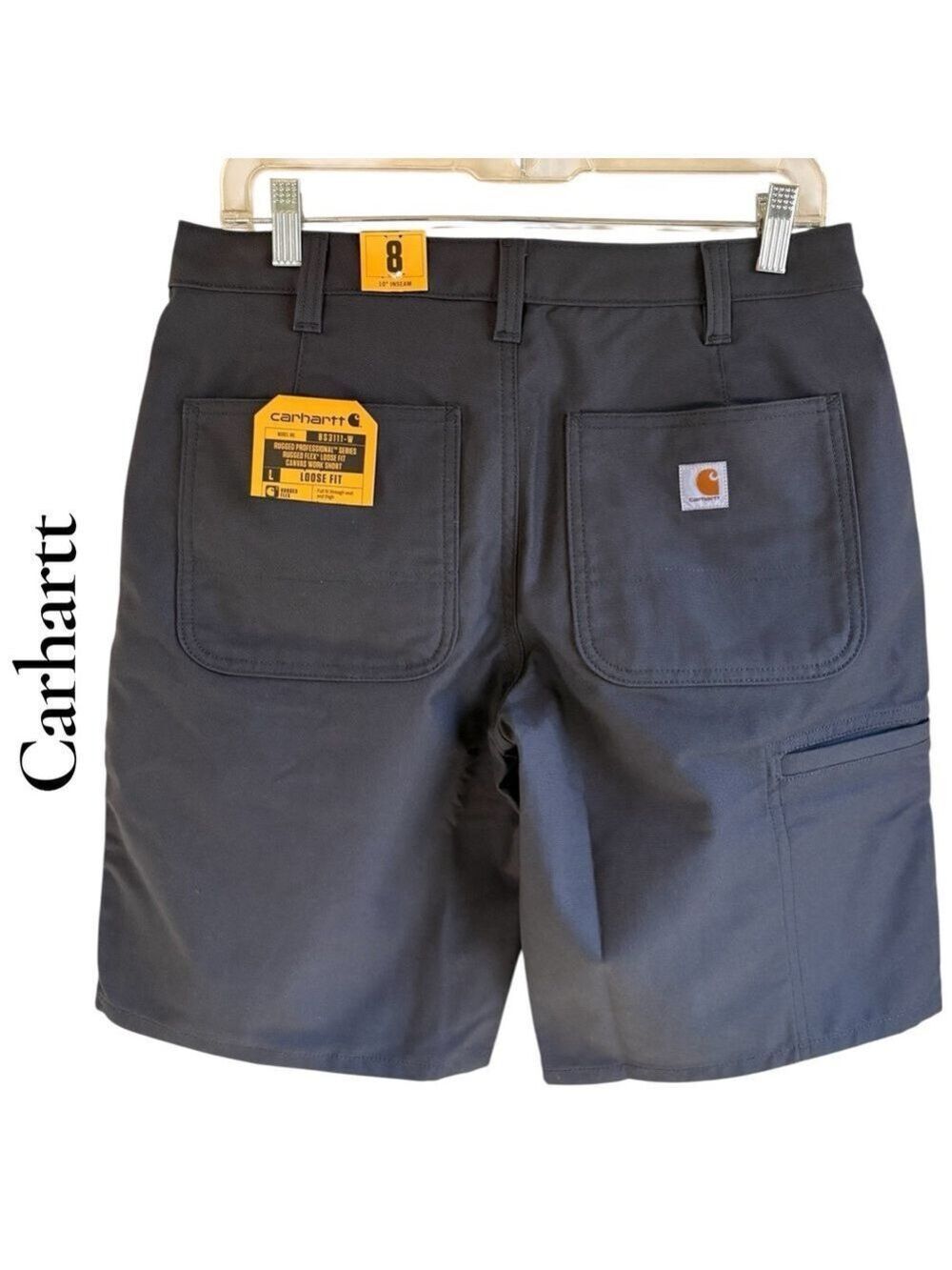 Carhartt Women's Rugged Flex loose-fit Cargo Shorts w/ Utility Pocket. Sz 8 NWT!